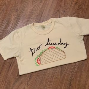 “Taco Tuesday” Yellow Graphic T by Alternative